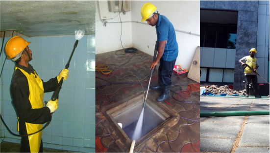 limpeza e impermeabilização