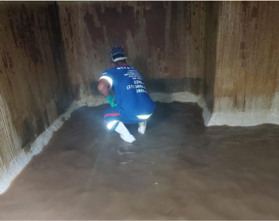 quem pode assinar laudo de limpeza de caixa d'água